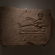Kom Abu Billu, Funerary stela with a man named Harpocrates