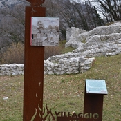 illustration panel of Castrum di Sant' Andrea di Loppio