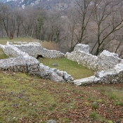 ruins of Castrum di Sant' Andrea di Loppio (sector A)