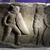 Relief with two gladiators