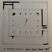 Maimand, Gaube (1973)_1.2_Building II plan