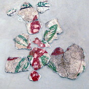 Fragmente von Wandmalerei