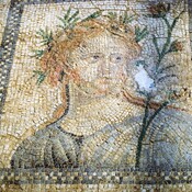 Reception Hall - floor mosaic.