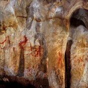 La Pasiega, Section C, Cave Wall With Paintings