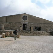Byzantine church on the Mount Nebo