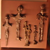 Statuettes of the warrior gods