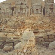 Statues in the hierothesion  of Antiochus I