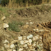 Remains of the acropolis` walls