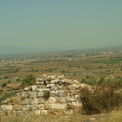 Remains of the acropolis` walls