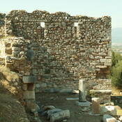 Remains of stoa in Metropolis