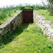 Τhe corridor-entrance of the Plataeans's tomb