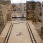 The entrance to the house