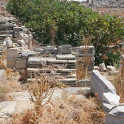 View from Sarapeion A towards the Temple of Isis in Sarapeion C