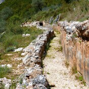 WATER CHANNEL BEFORE THE AQUEDUCT BRIDG. LOUROS RIVER