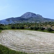 THE ROMAN AMPHITHEATER OF CORINTH.THE ARENA