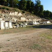 statue bases on Amphiareion