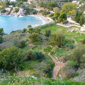 Asine, general view of the lower town and the harbor
