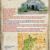 Historical informations about the site of Santa Maria delle Vigne church