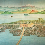 Painting of Tenochtitlan