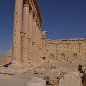 Baal temple, colonnade