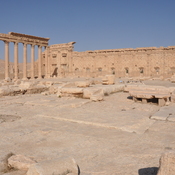 Baal temple, colonnade