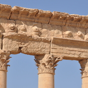 Baal temple, colonnade