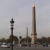 Luxor, Temple, obelisk (now in Paris)