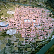 Model of the city of Vesunna
