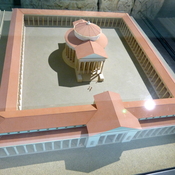 Model of the temple of the deity Vesunna