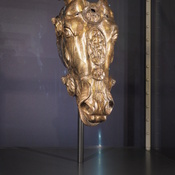 Roman Horsehead of Waldgirmes displayed in the Saalburg museum, Bad Homburg, Germany