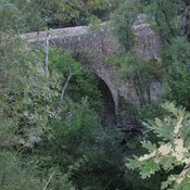Ponte romana sobre o Tuela em Soeira