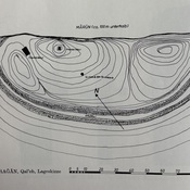 Qal'eh_G.7-06.Id, Gaube (1973)_Site map