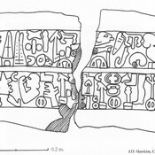 Restan stele inscription