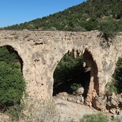 Roman aqueduct bridge