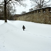 Saalburg western wall of the fort