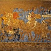Afrosiab, Sogdian palace, Fresco