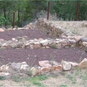 Iberian settlement. Houses