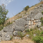 Ancient polygonal city wall