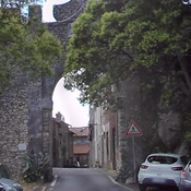 Ancient polygonal city wall