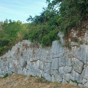 Ancient polygonal city wall