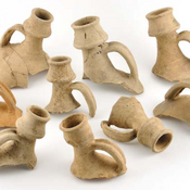 Jug necks with a handle from the workshops of Tirlemont (from warehouse of vicus Braives)