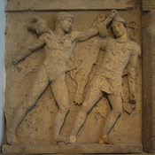 Temple E, Metope and Heracles