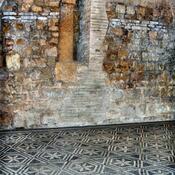 Mosaic floor in the Roman House