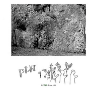 Tasci. Rock inscription I
