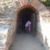 Entrance to the grave.