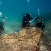 Underwater Roman city of Neapolis.