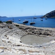 Knidos.theater by the sea side.