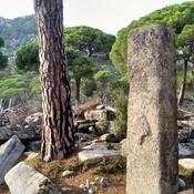 View of Zeus Akraios site, Oct 2018